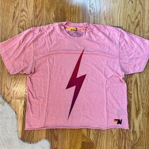 Aviator Nation Lightening bolt women’s tshirt